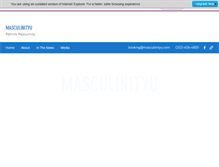 Tablet Screenshot of masculinityu.com